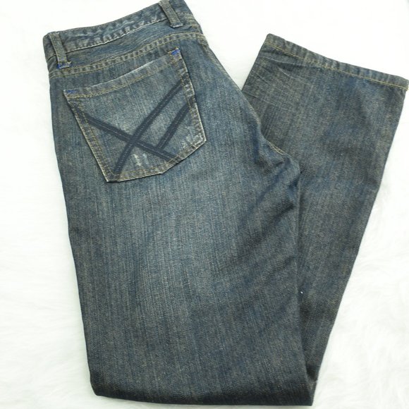 Kenneth Cole Reaction Men Jeans 30/30 Straight Leg - Picture 3 of 12